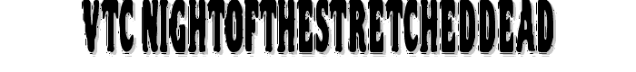 VTC NightOfTheStretchedDead font